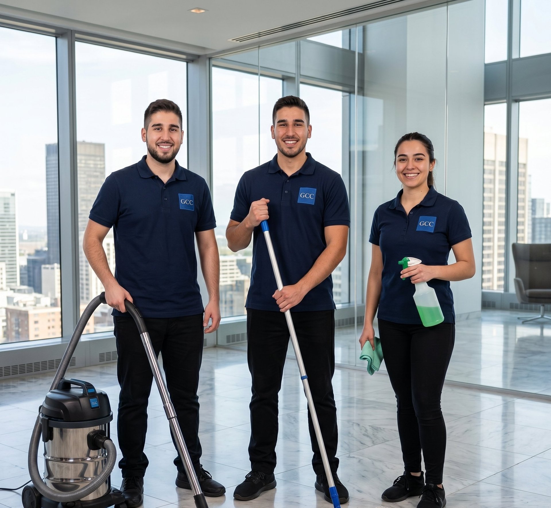 Équipe GCC Entretien nettoyage commercial Brossard Montréal